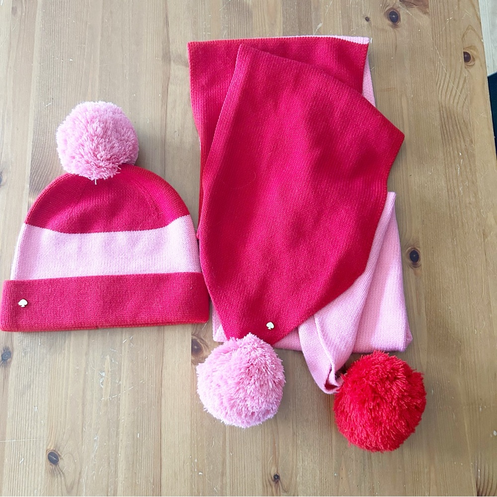 Kate Spade NWOT Hat & Scarf Set